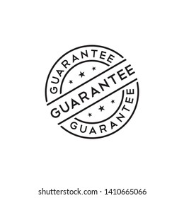 Guarantee stamp icon vector illustration