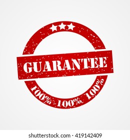 Guarantee stamp illustration