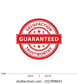 guarantee Stamp rubber ink logo template