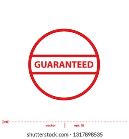 guarantee stamp rubber ink logo template