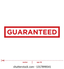 guarantee stamp rubber ink logo template