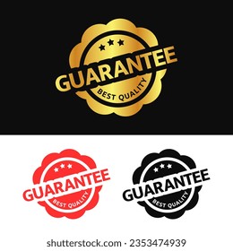 guarantee stamp or seal vector design with alternatives colors. It perfect for your product.