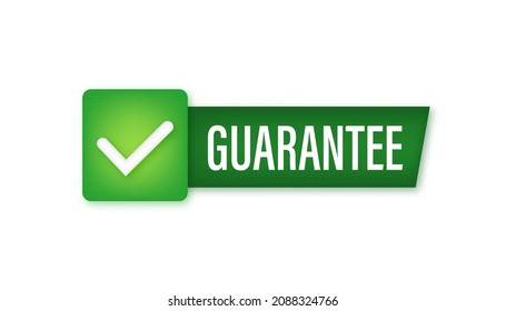 Guarantee stamp vector isolated on white background. Vector stock illustration