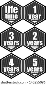 guarantee stickers set