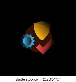 Guarantee. Vector icon in gradient style
