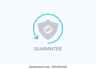 Garantía de Vector o logotipo de signo de ilustración de símbolo
