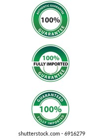 Guaranteed 100% Fully Imported Stamp