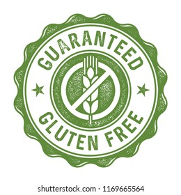 Guaranteed Gluten Free Label/stamp