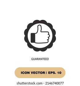 guaranteed icons  symbol vector elements for infographic web