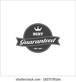 Guaranteed Logo Style Vector Image