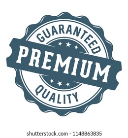 Guaranteed premium quality - vector label