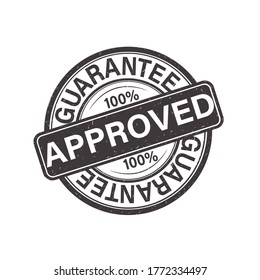 Guaranteed Proven Quality. Stamp, Seal With The Word Guarantee. High Performance Product. Reliable Customer Protection, Confidence In The Purchase. Approved Featured Product. Vector Image
