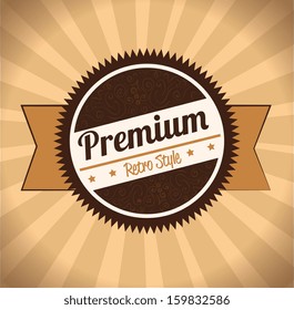 guaranteed  seal over grunge background vector illustration