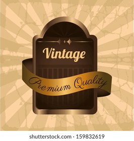 guaranteed  seal over grunge background vector illustration