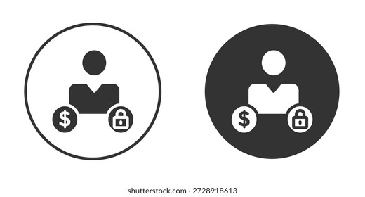 Diseños de Vector de Clipart de íconos de garante para proyectos gráficos
