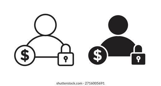 Concepto de icono de garante para infografía, Sitio web o App.