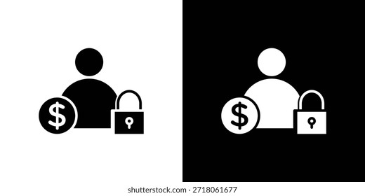Ícone do avalista. Pictograma simples de alta qualidade. Estilo sólido moderno