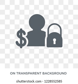 Guarantor icon. Trendy flat vector Guarantor icon on transparent background from Business  collection. 