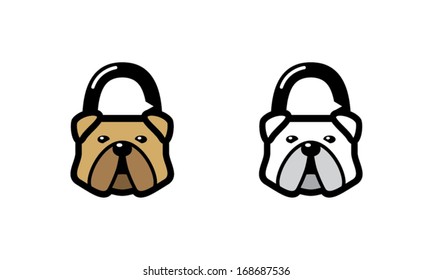 guard dog lock vector