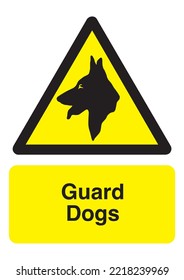 GUARD DOGS SAFETY SIGN DESIGN