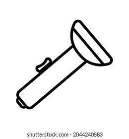 Guard flashlight icon on a white background use for web and mobile