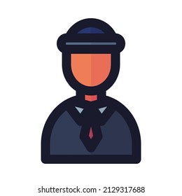 a guard icon. suitable for crime design