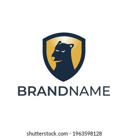 guard logo design, bear logo design, technology logo design