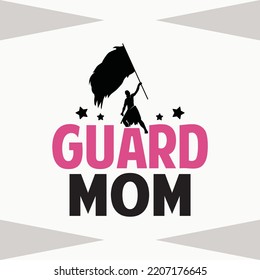 Guard Mom SVG, Act Like A Beauty And Toss Like A Beast SVG Cut File, Color Guard Flag Svg, Band Family Svg, Color Guard Quote svg