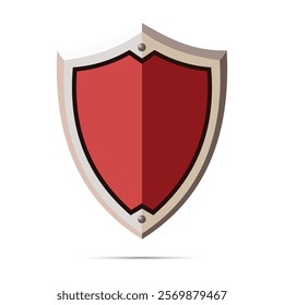 guard shield flat design vector