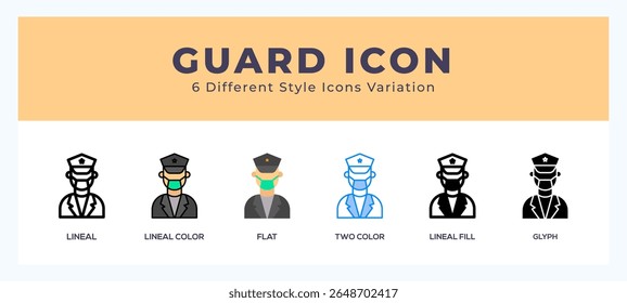 Guard symbol icon vector. symbol illustration