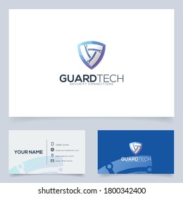 Guard tech logo design template For Tech Company And More
