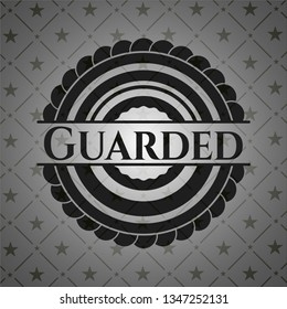 Guarded dark badge