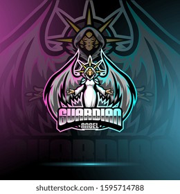 Guardian Angel esport mascot Logo design