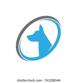 guardian dog logo in circle