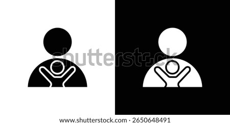Guardian icon Isolated flat vector in outline