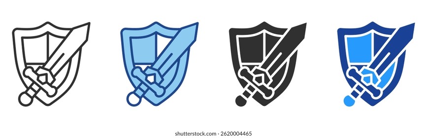 Guardian Icon Multiple Style Vector Collection