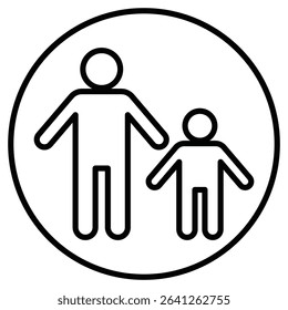Guardian icon simple flat icon vector symbol
