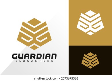 Inspiración en el diseño del logotipo del león del Guardian