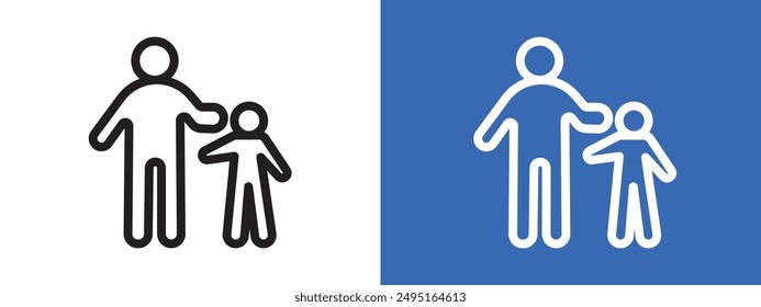 Logotipo de Guardian conjunto de Vector contorno