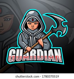 Guardian mascot esport logo design