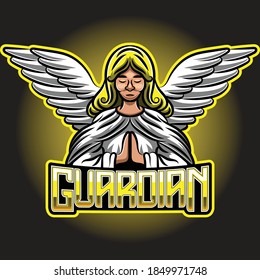
Guardian mascot for game lovers