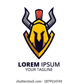 Guardian mascot logo design vector illustration.