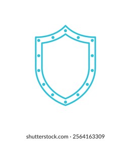 Guardian Shield Icon. Isolated on white background