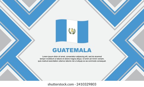 Guatemala Flag Abstract Background Design Template. Guatemala Independence Day Banner Wallpaper Vector Illustration. Guatemala Vector