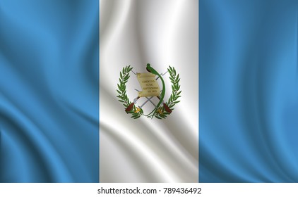 Guatemala Flag Background Stock Vector (royalty Free) 789436492 