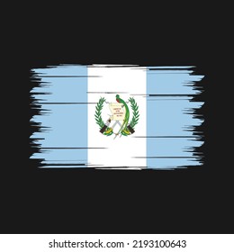 Guatemala Flag Brush. National Flag