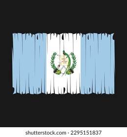 Guatemala Flag Brush Vector Illustration