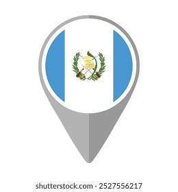 Bandeira da Guatemala no Pin de Localização