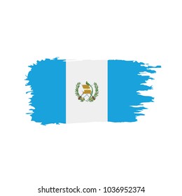 Guatemala flag, vector illustration