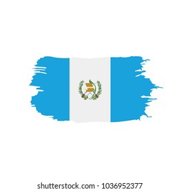 Guatemala flag, vector illustration